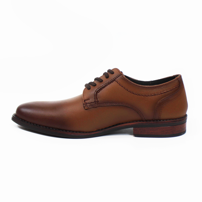 Zapato de Vestir de Piel Miel Brochueliado de Hombre NEVADA