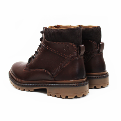 Bota con Cinta Café Piel Caballero VERDE TABACO