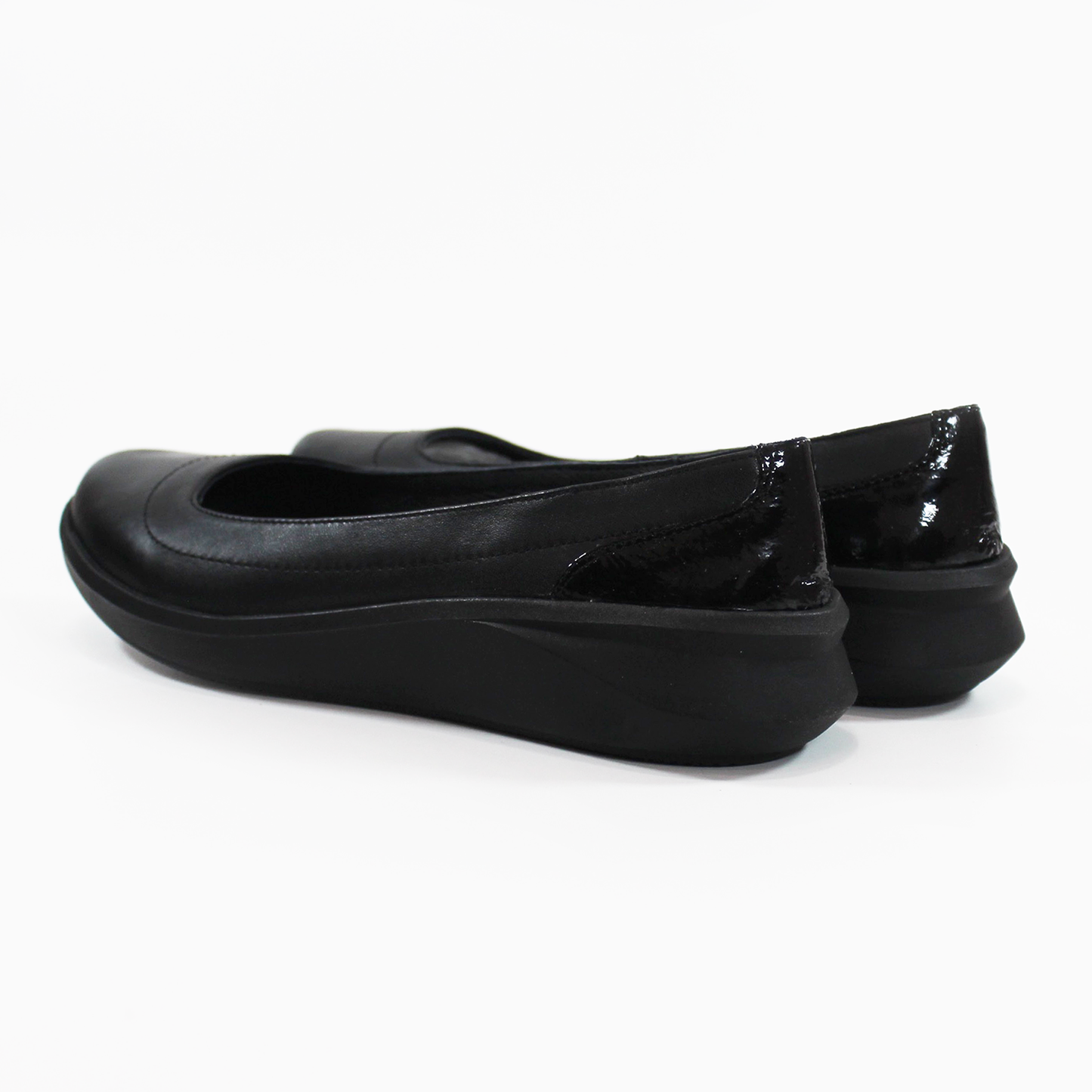 Zapato Confort de Piel Casual Negro para Dama SUAVE CAMINAR