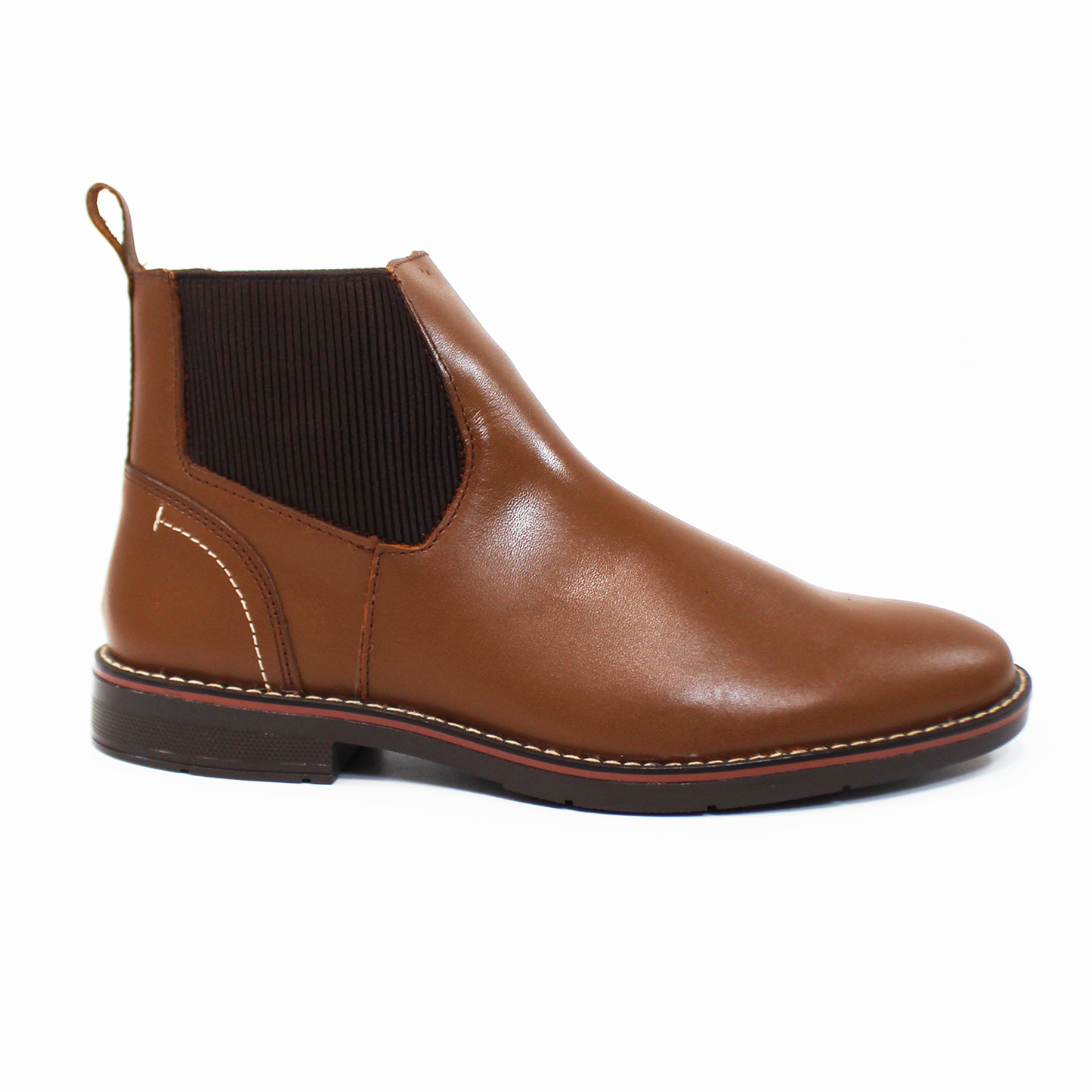 Bota Chelsea de Piel Miel de Hombre NEVADA