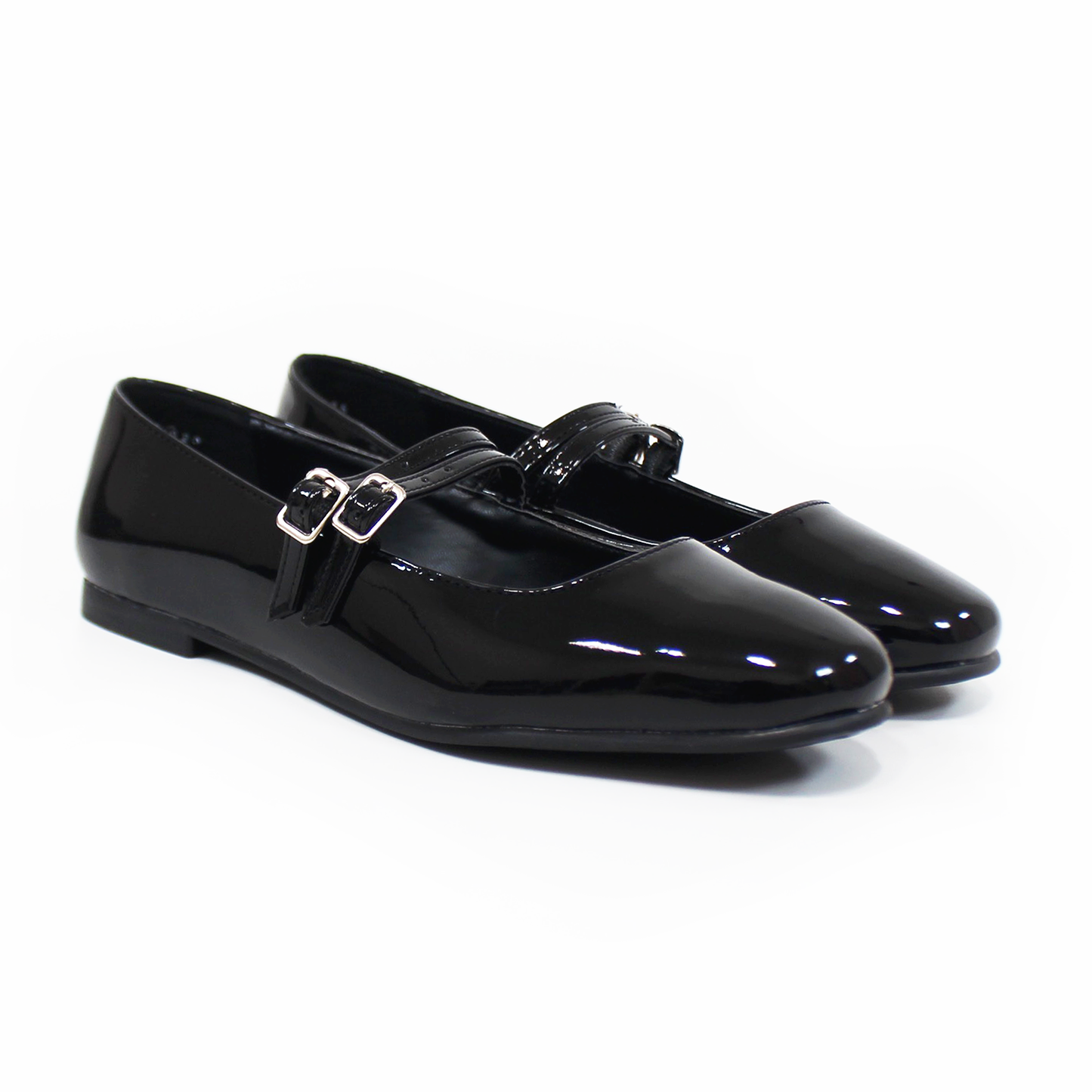 Flat Mary Jane Negro Charol con Confort LADY PAULINA