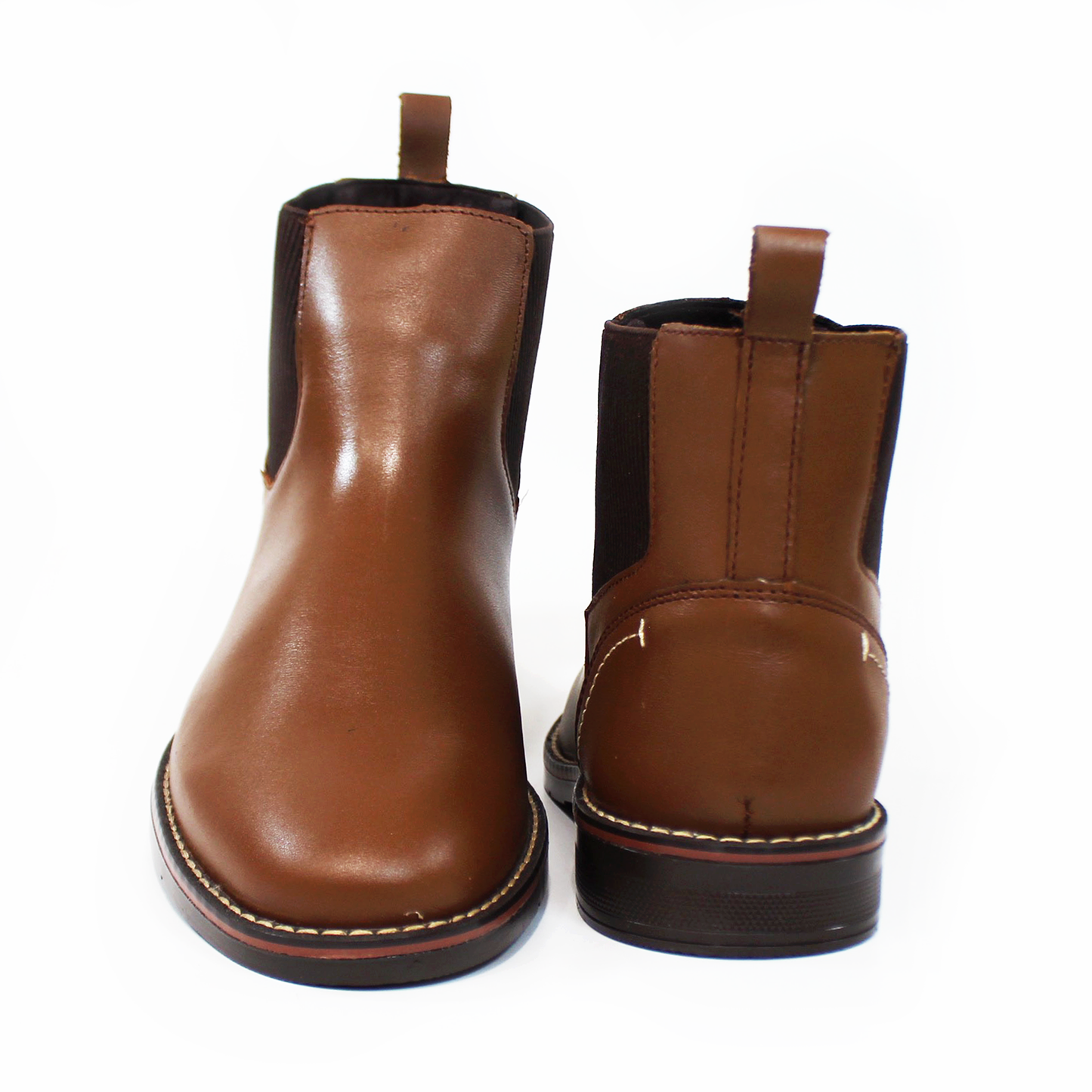 Bota Chelsea de Piel Miel de Hombre NEVADA