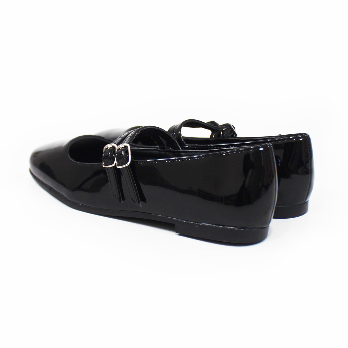 Flat Mary Jane Negro Charol con Confort LADY PAULINA