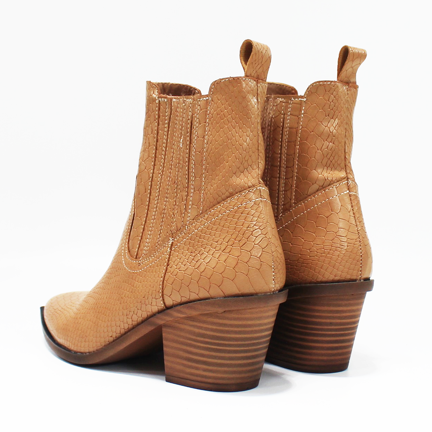 Bota Vaquera 2 en 1 Camel Piton con Capucha desmontable de Dama TACZA