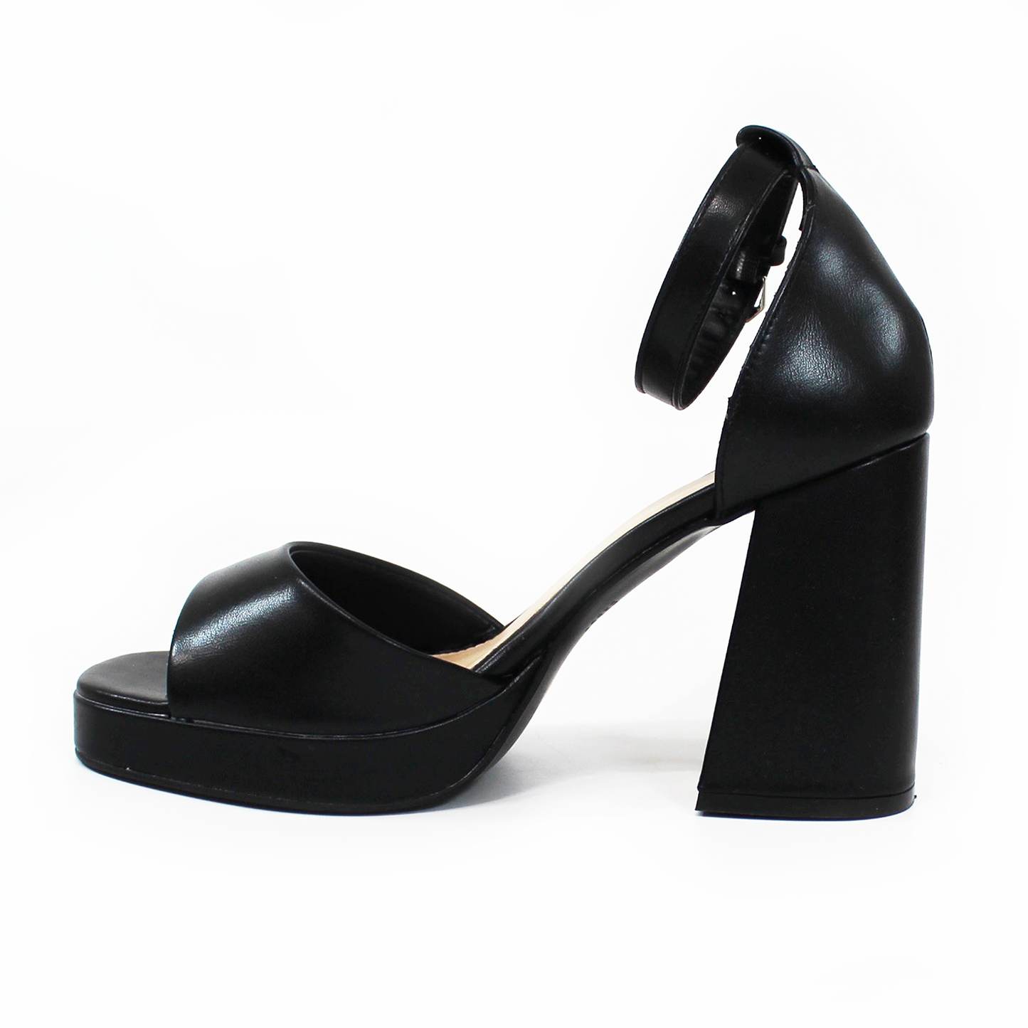 Sandalia Plataforma Negra con Pulsera de Dama LADY PAULINA