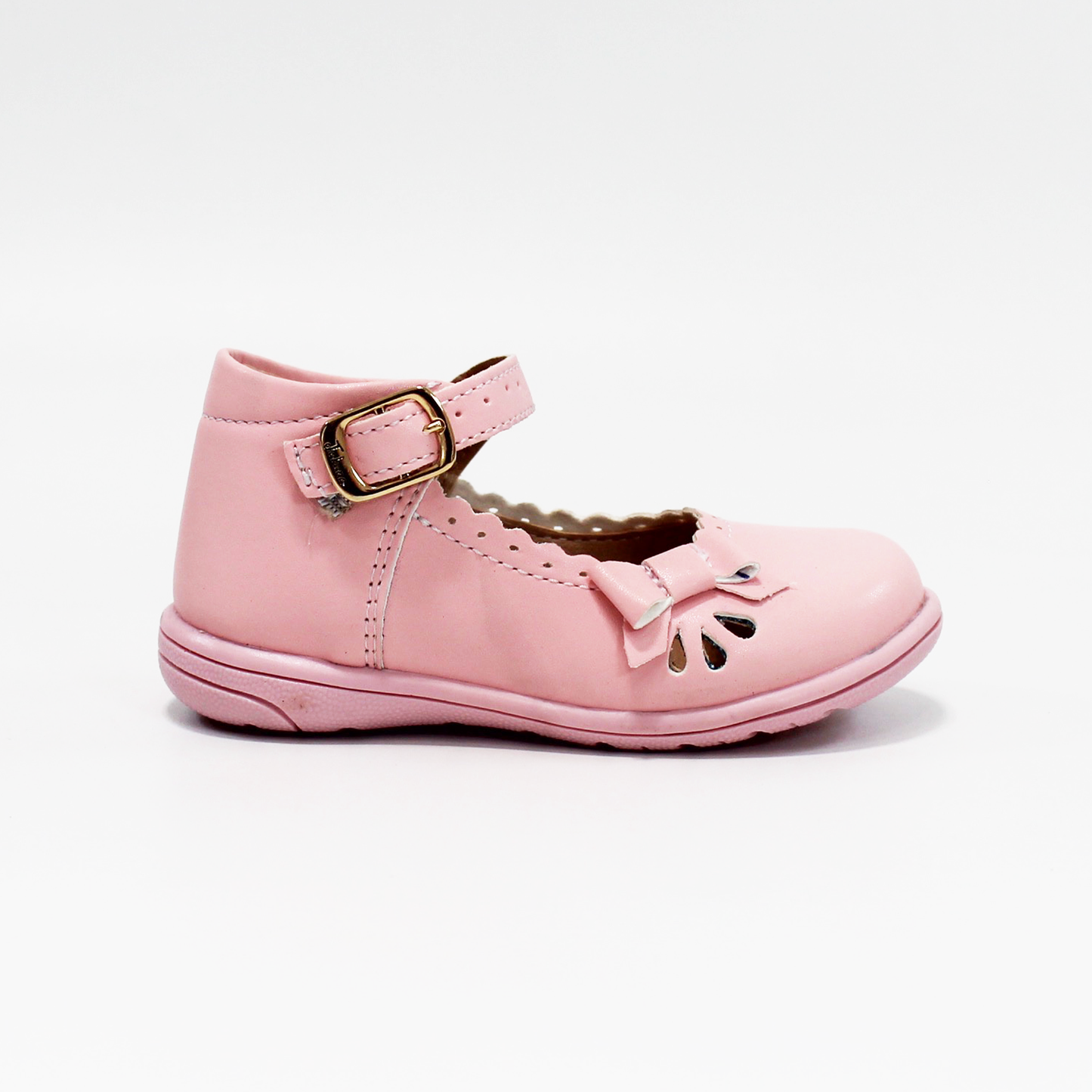 Zapato de Niña con Moñito Rosa JAKUNA