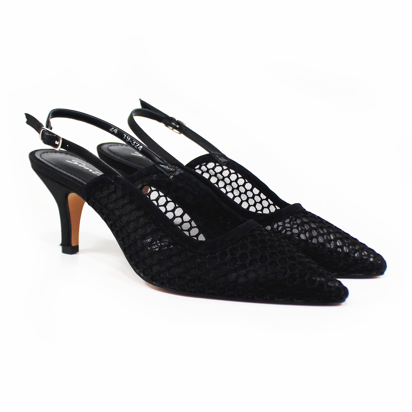 Slingback Mesh Negro SENTIES