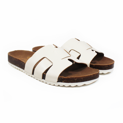 Sandalia NOMADAS Late de Tiras entrelazadas con suela Corcho de Dama