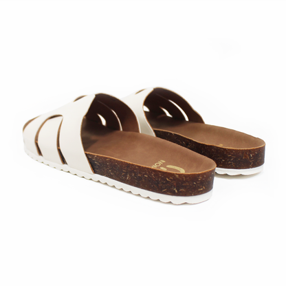 Sandalia NOMADAS Late de Tiras entrelazadas con suela Corcho de Dama