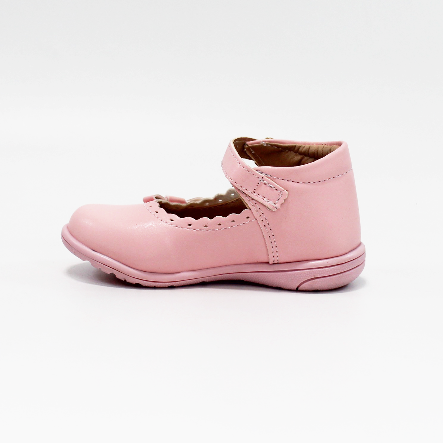 Zapato de Niña con Moñito Rosa JAKUNA