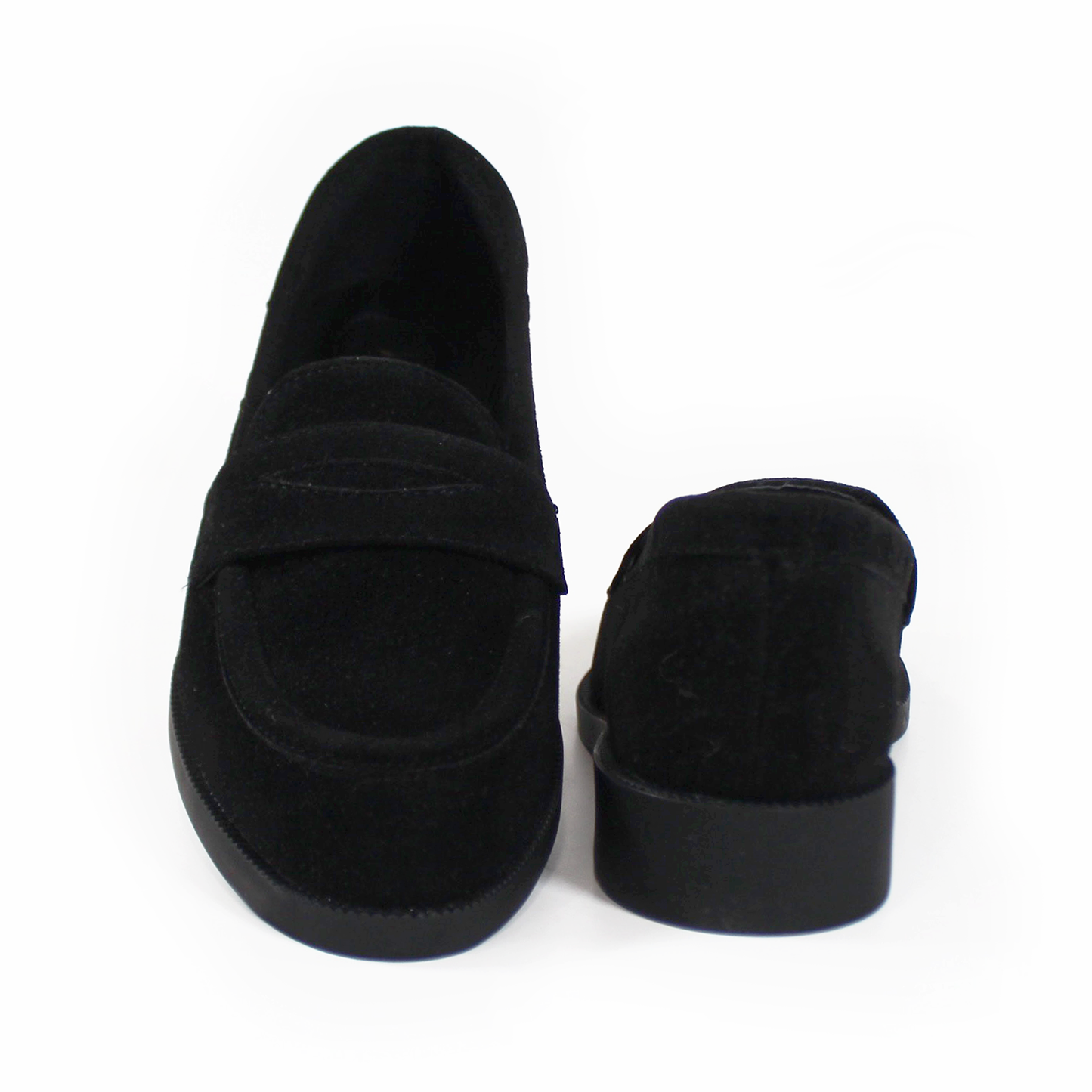 Mocasín Clásico Negro Gamuza de Dama TACZA