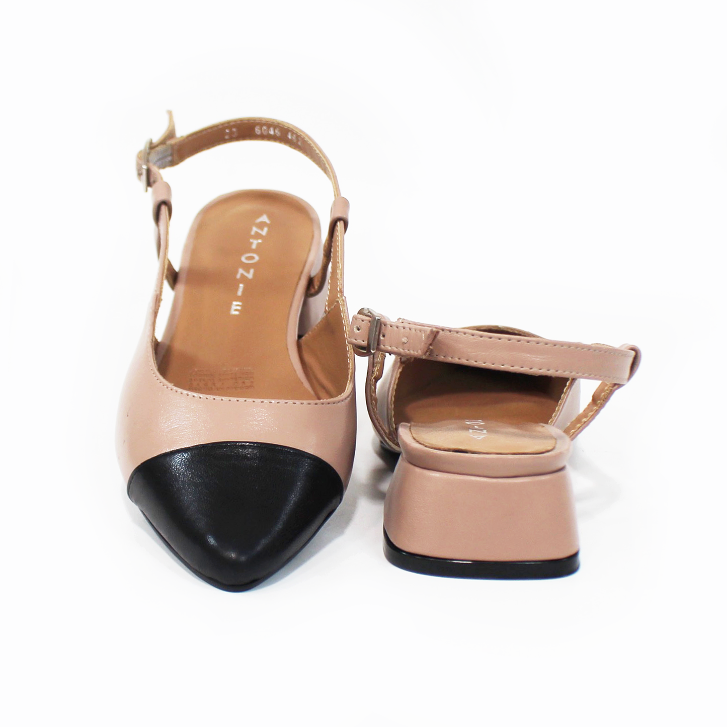 Zapatilla Puntal Destalonada Bicolor de Dama ANTONIE