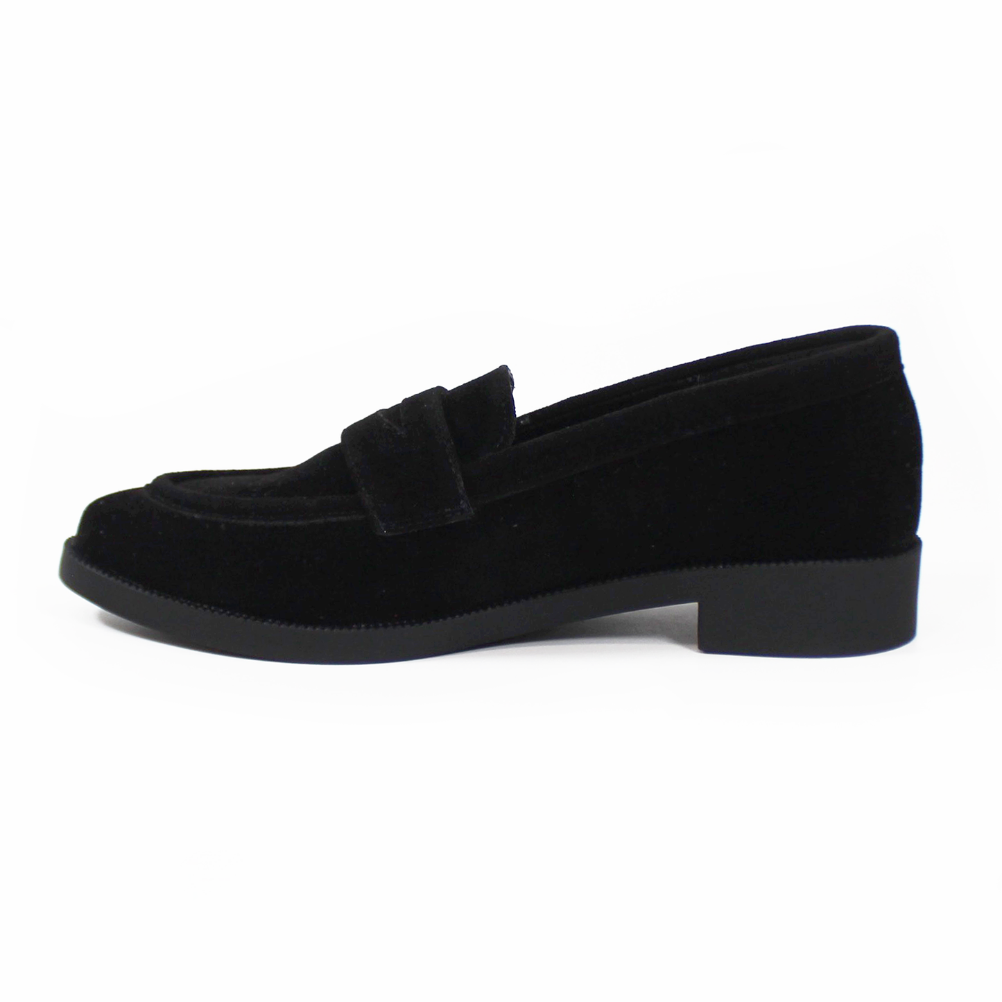Mocasín Clásico Negro Gamuza de Dama TACZA