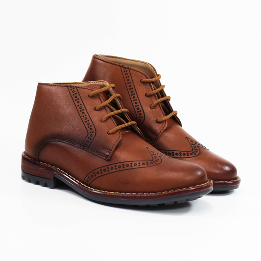 Bota Casual Tipo Bostoniano de Niño AZUL PLUMBAGO