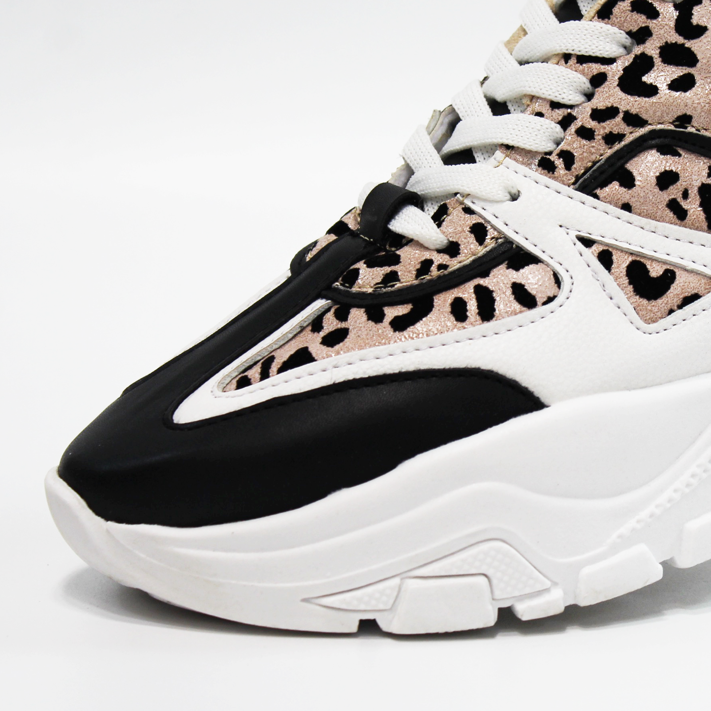 Sneaker Tenis Casual Animal Print Negro de Dama TACZA