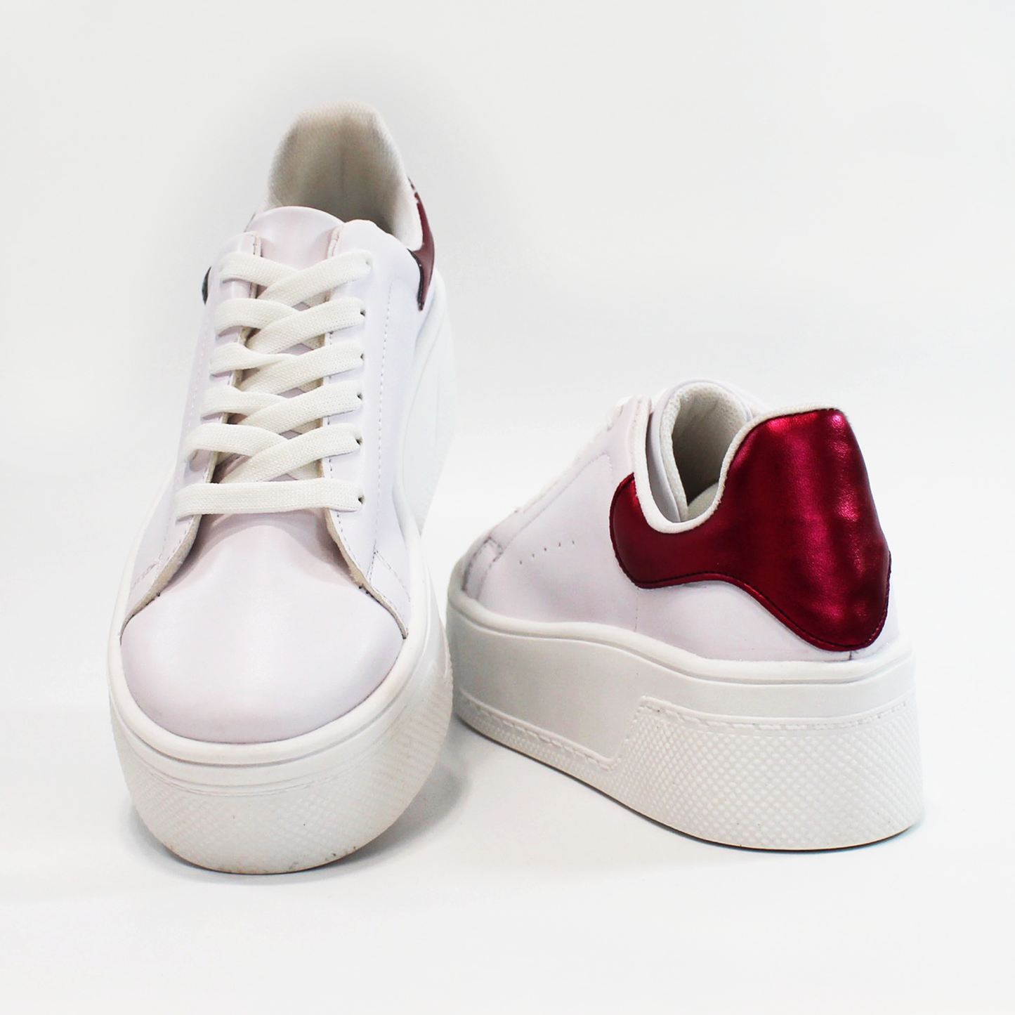 Tenis Casual Blanco Rosa de Dama TACZA