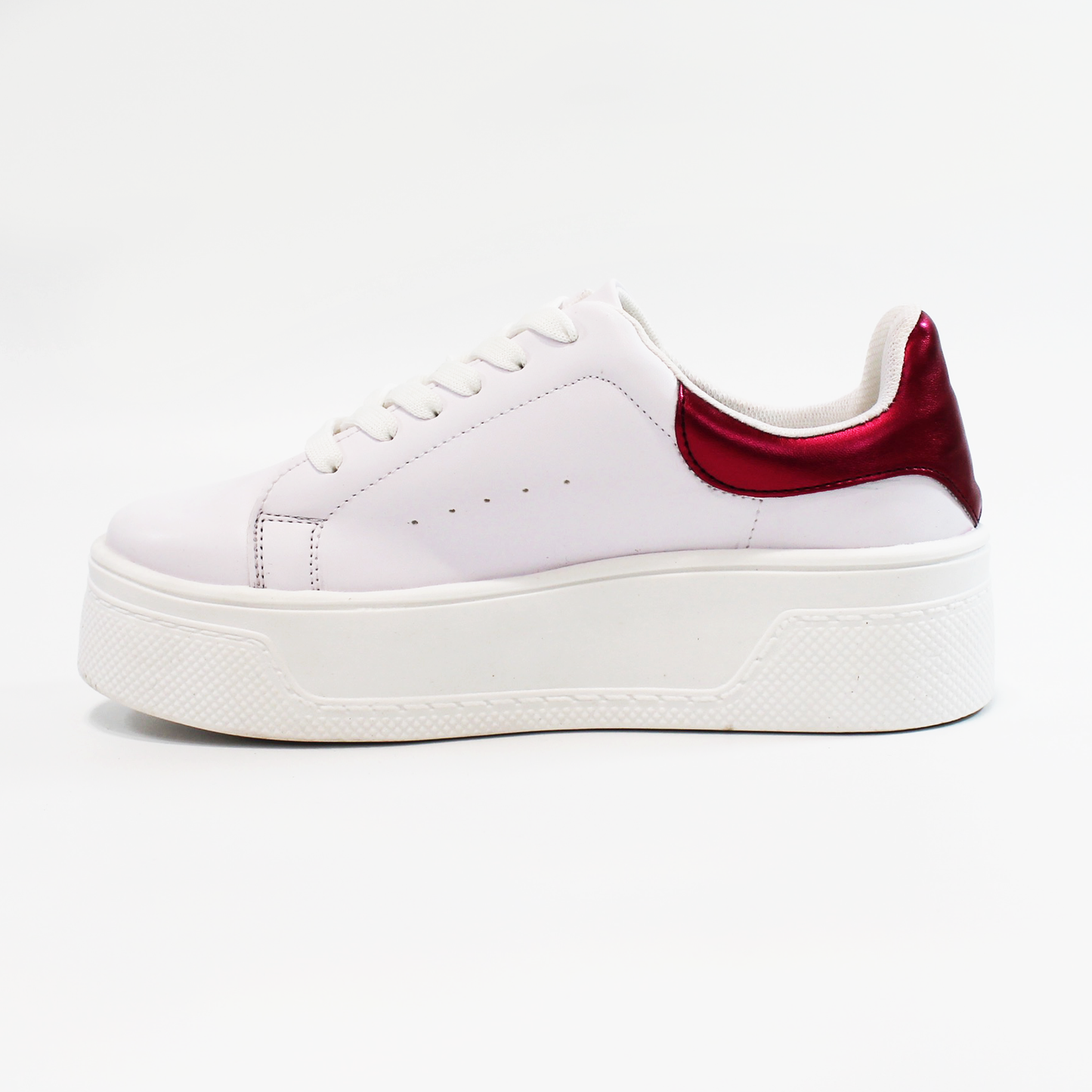 Tenis Casual Blanco Rosa de Dama TACZA