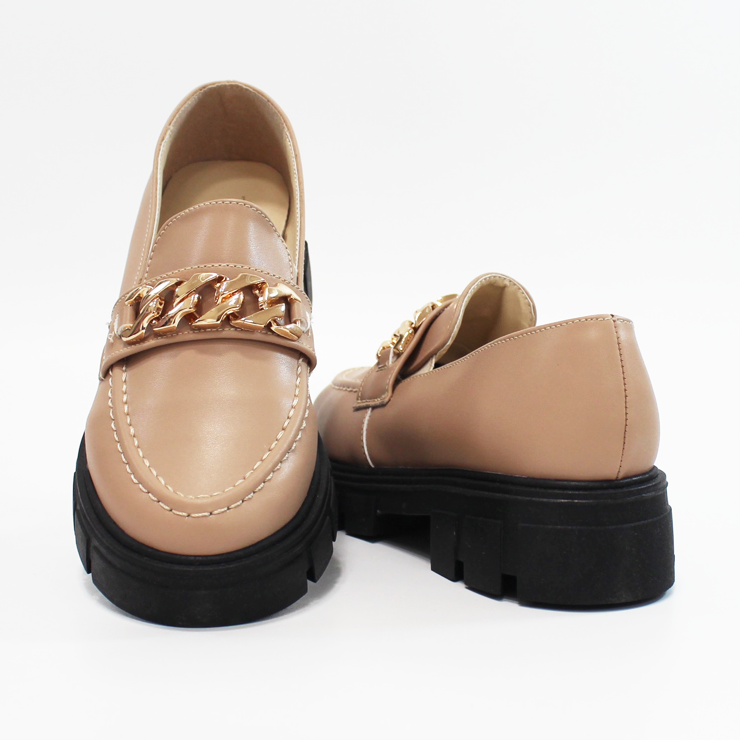 Mocasín Maquillaje Chunky con Cadena Dama TACZA