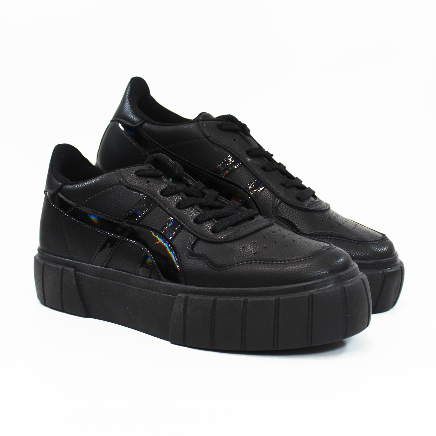 Tenis Sneakers Negro de Dama DVA