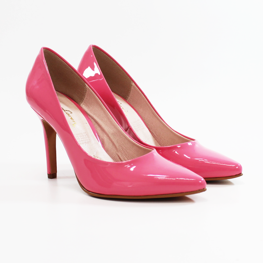 Stiletto Zapatilla Rosa Charol de Dama G.LOREN