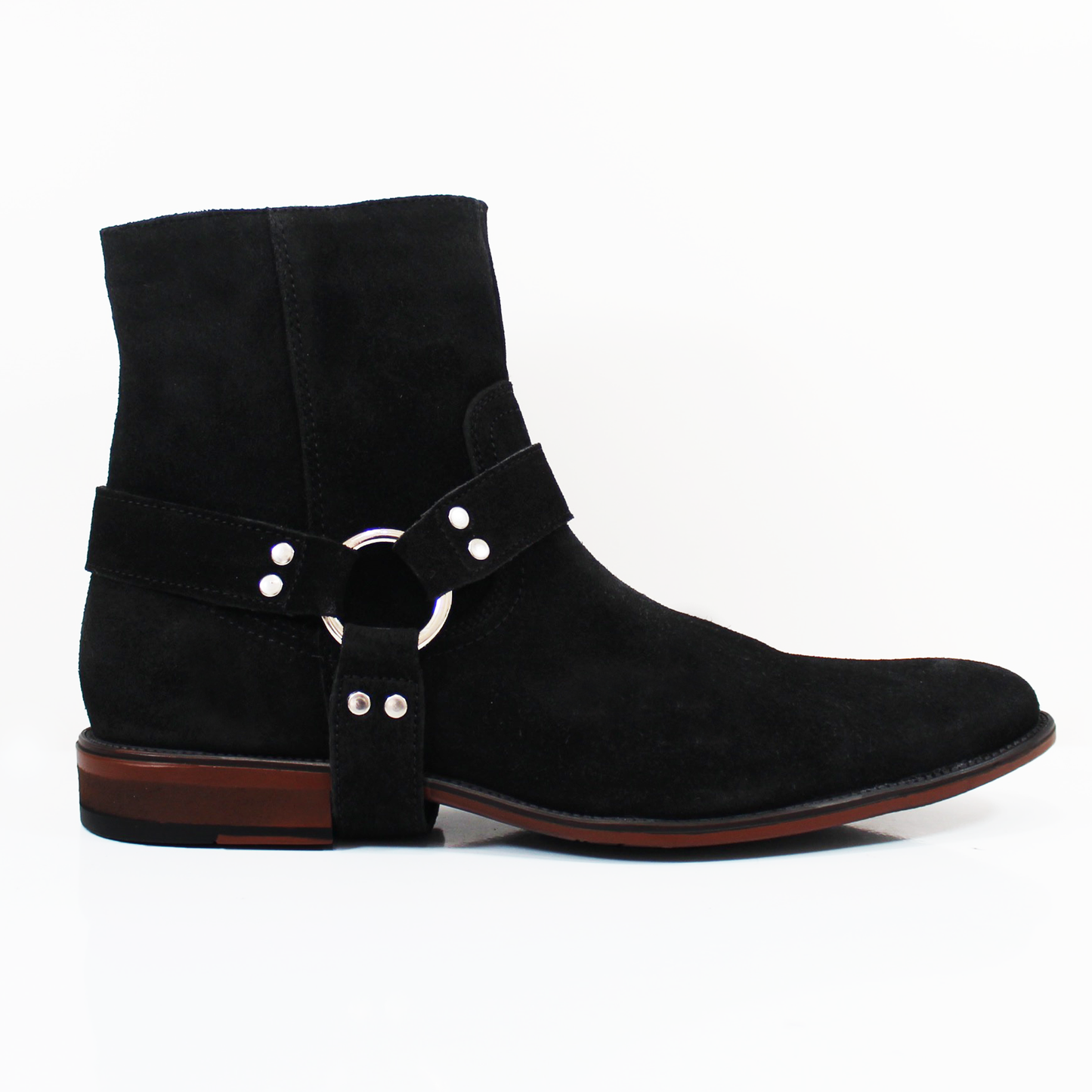 Bota Urbana de Piel Negro Gamuza de Caballero INMODA