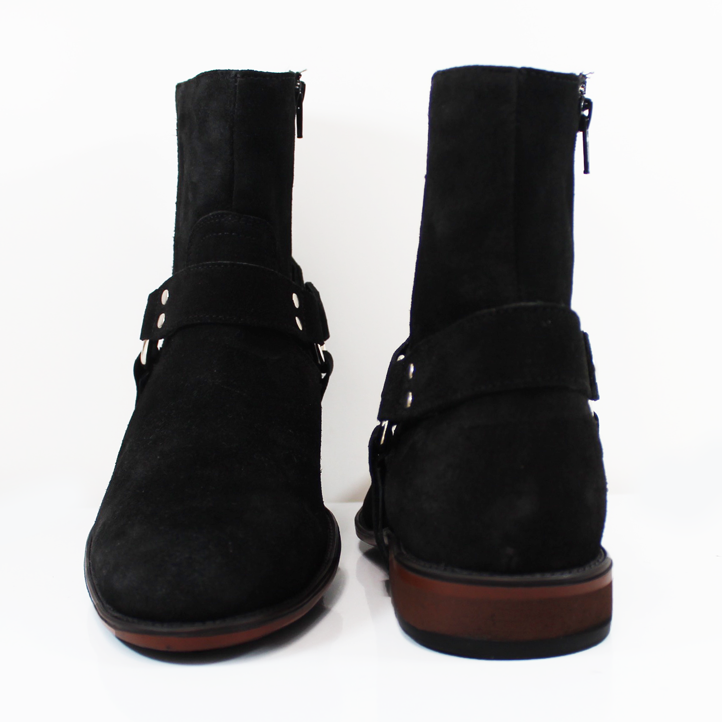 Bota Urbana de Piel Negro Gamuza de Caballero INMODA