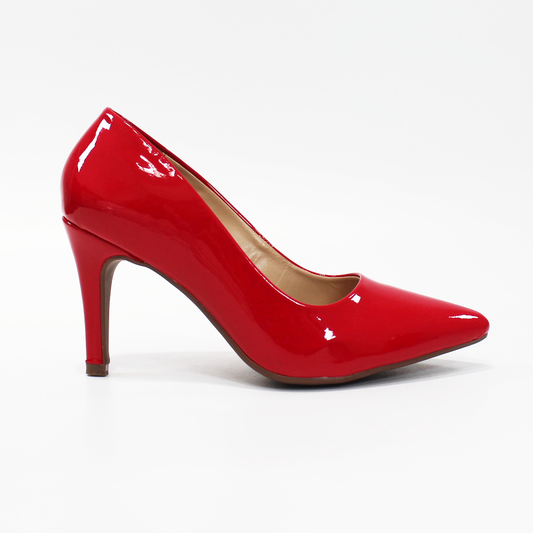 Zapatilla Confort Rojo Charol de Dama LADY PAULINA