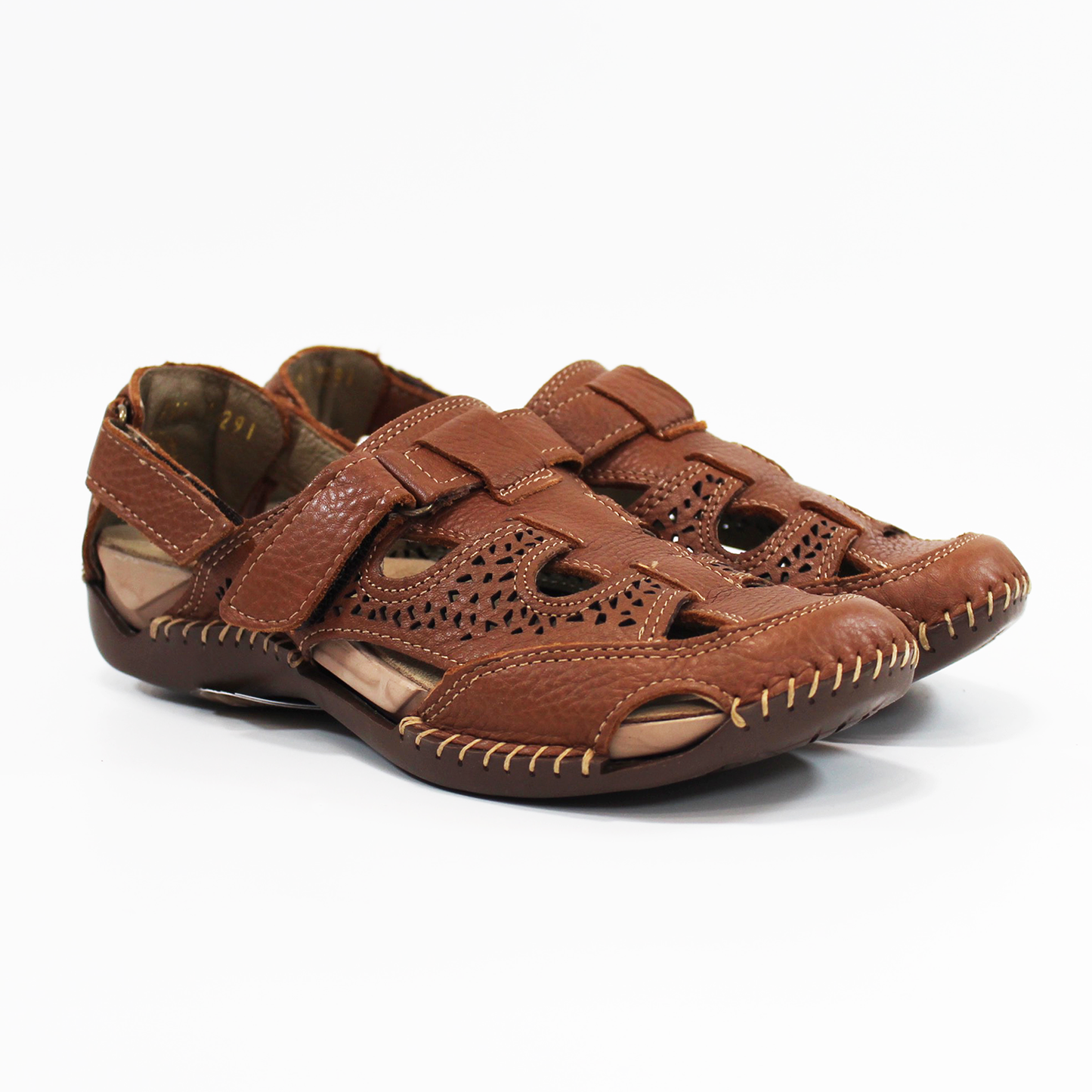 Huarache Confort Casual Café Dama Lobo Solo