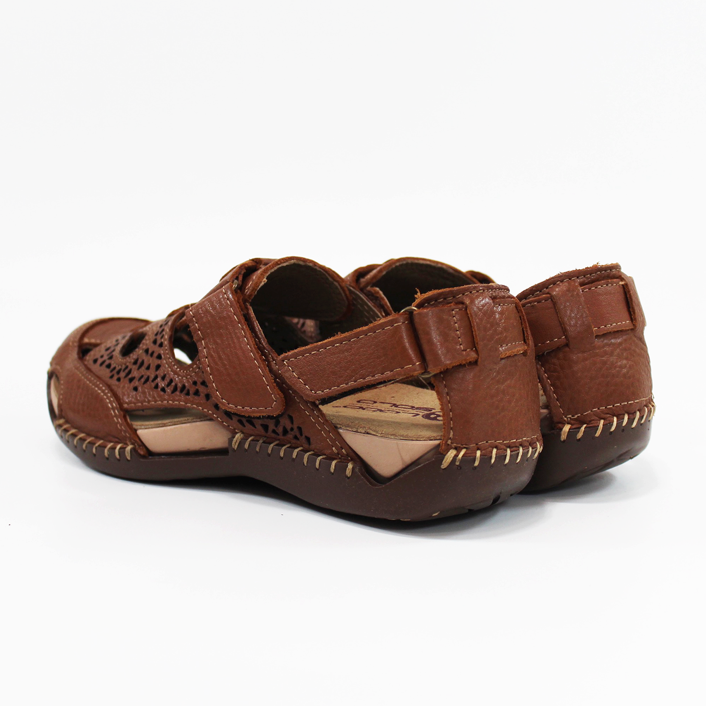 Huarache Confort Casual Café Dama Lobo Solo