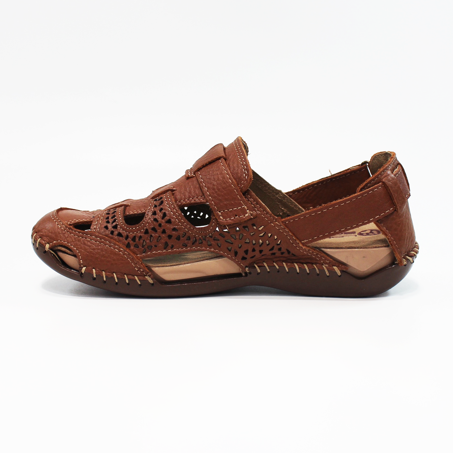 Huarache Confort Casual Café Dama Lobo Solo