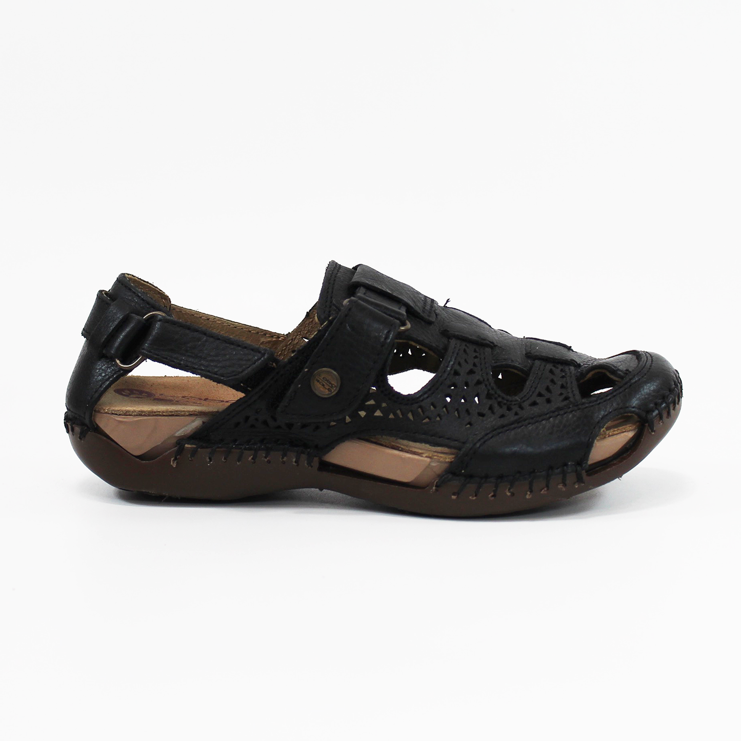 Huarache Confort Casual Negro Dama Lobo Solo