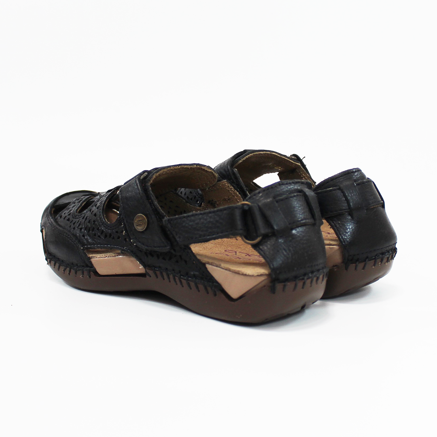 Huarache Confort Casual Negro Dama Lobo Solo