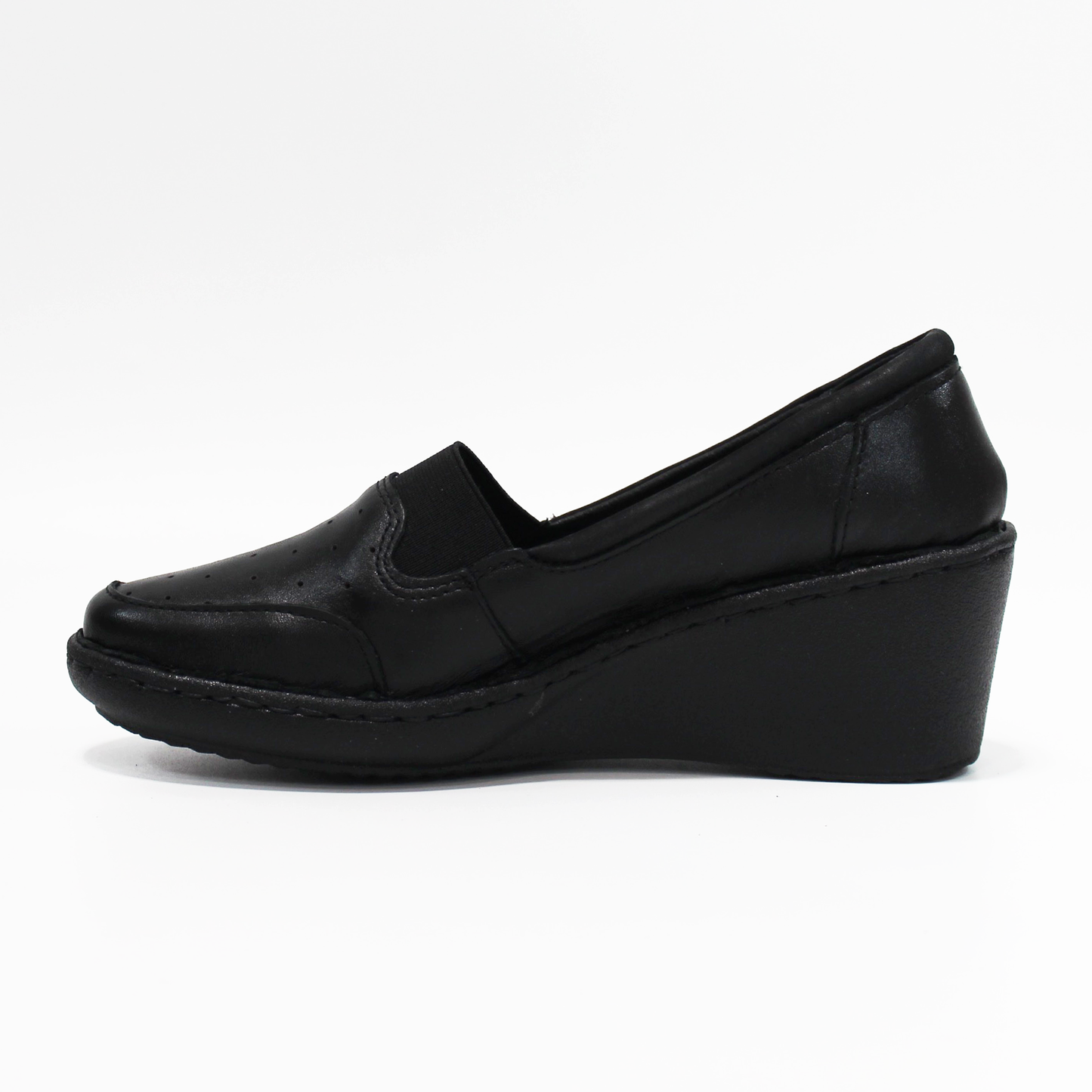 Zapato Confort Casual Negro Piel de Dama LOBO SOLO