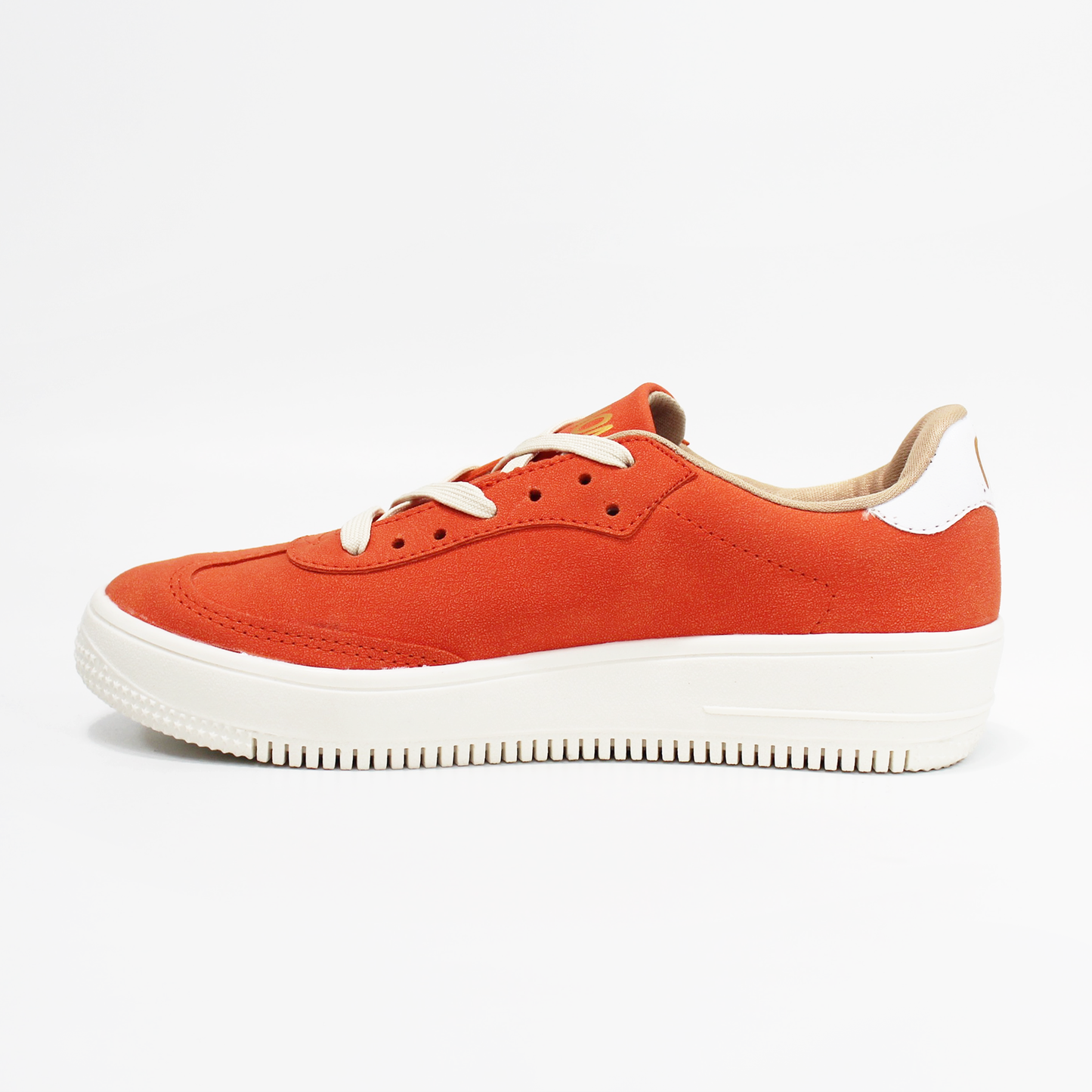 Tenis Sneaker Naranja con Blanco de Dama NOMADAS