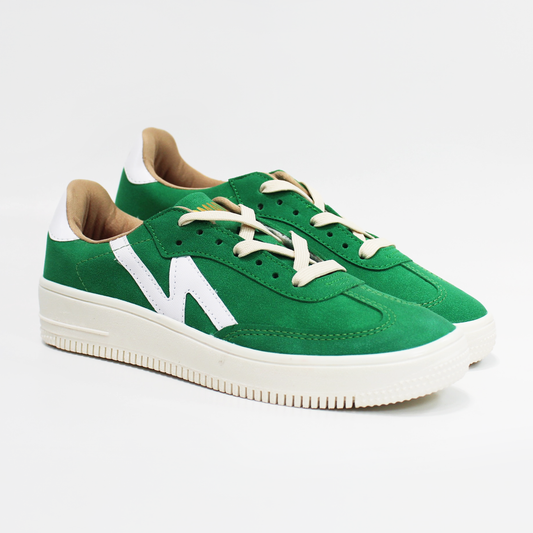 Tenis Sneaker Verde Trébol con Blanco de Dama NOMADAS