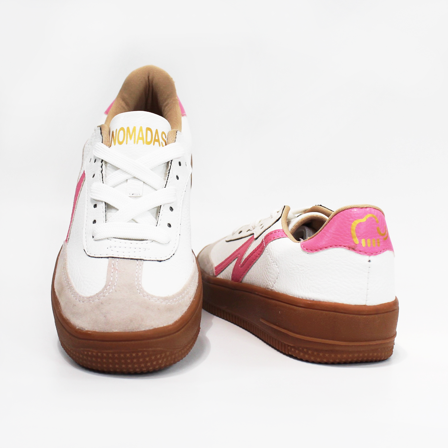 Tenis Sneaker Blanco con Rosa de Dama NOMADAS