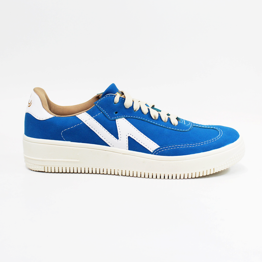 Tenis Sneaker Azul con Blanco de Dama NOMADAS