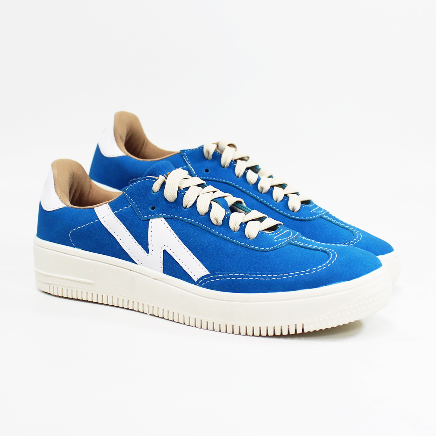 Tenis Sneaker Azul con Blanco de Dama NOMADAS