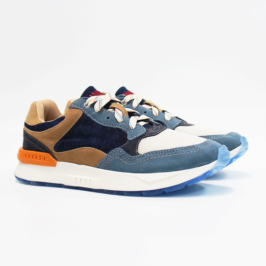 Tenis Sneaker Casual Multicolor con Denim de Dama NOMADAS