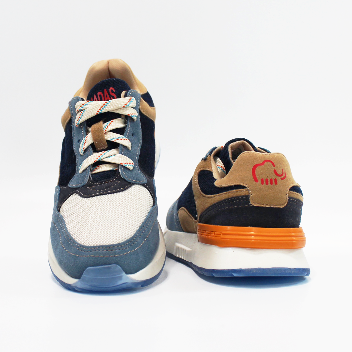 Tenis Sneaker Casual Multicolor con Denim de Dama NOMADAS