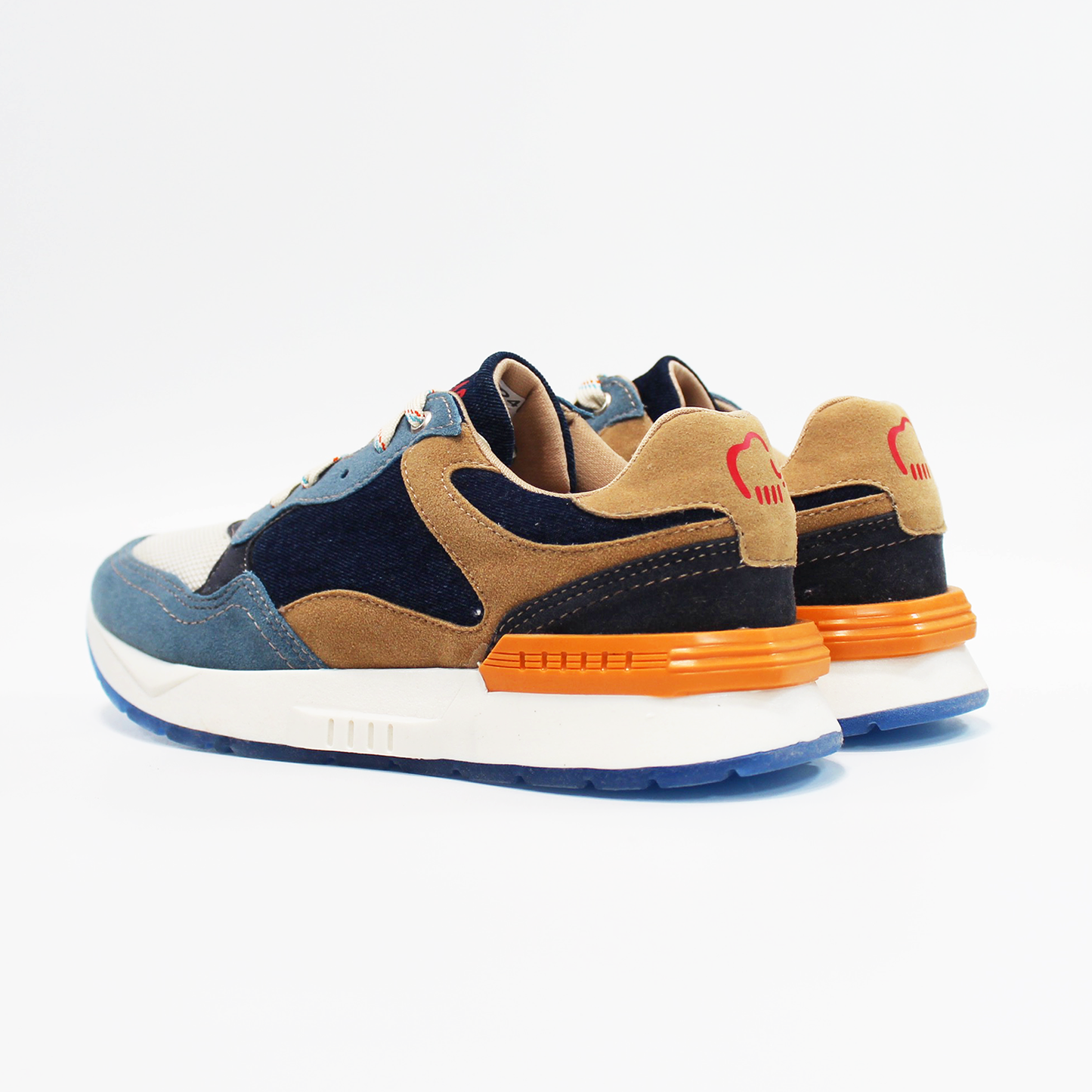 Tenis Sneaker Casual Multicolor con Denim de Dama NOMADAS