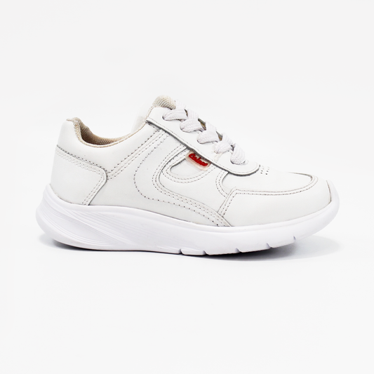 Tenis Escolar Blanco con Cinta COLOSO