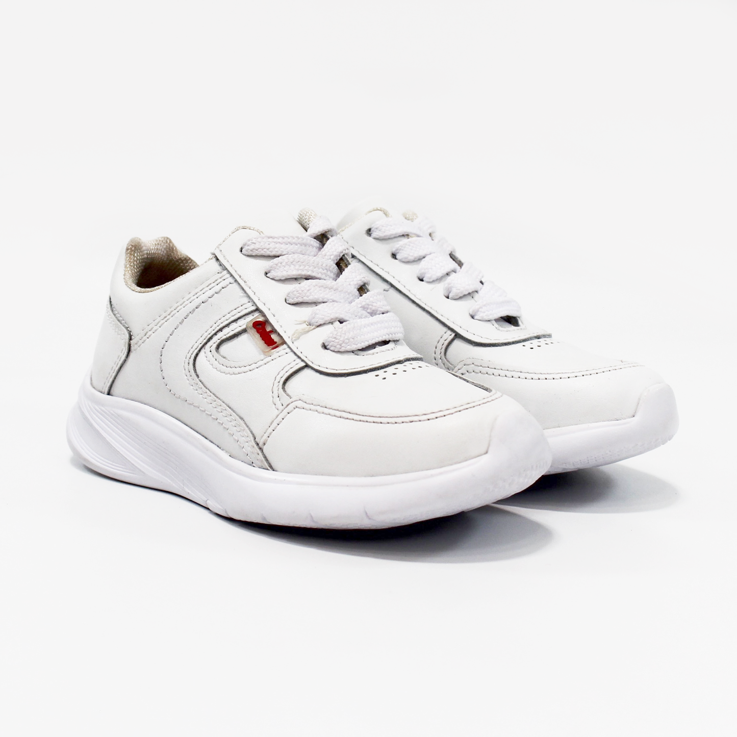 Tenis Escolar Blanco con Cinta COLOSO