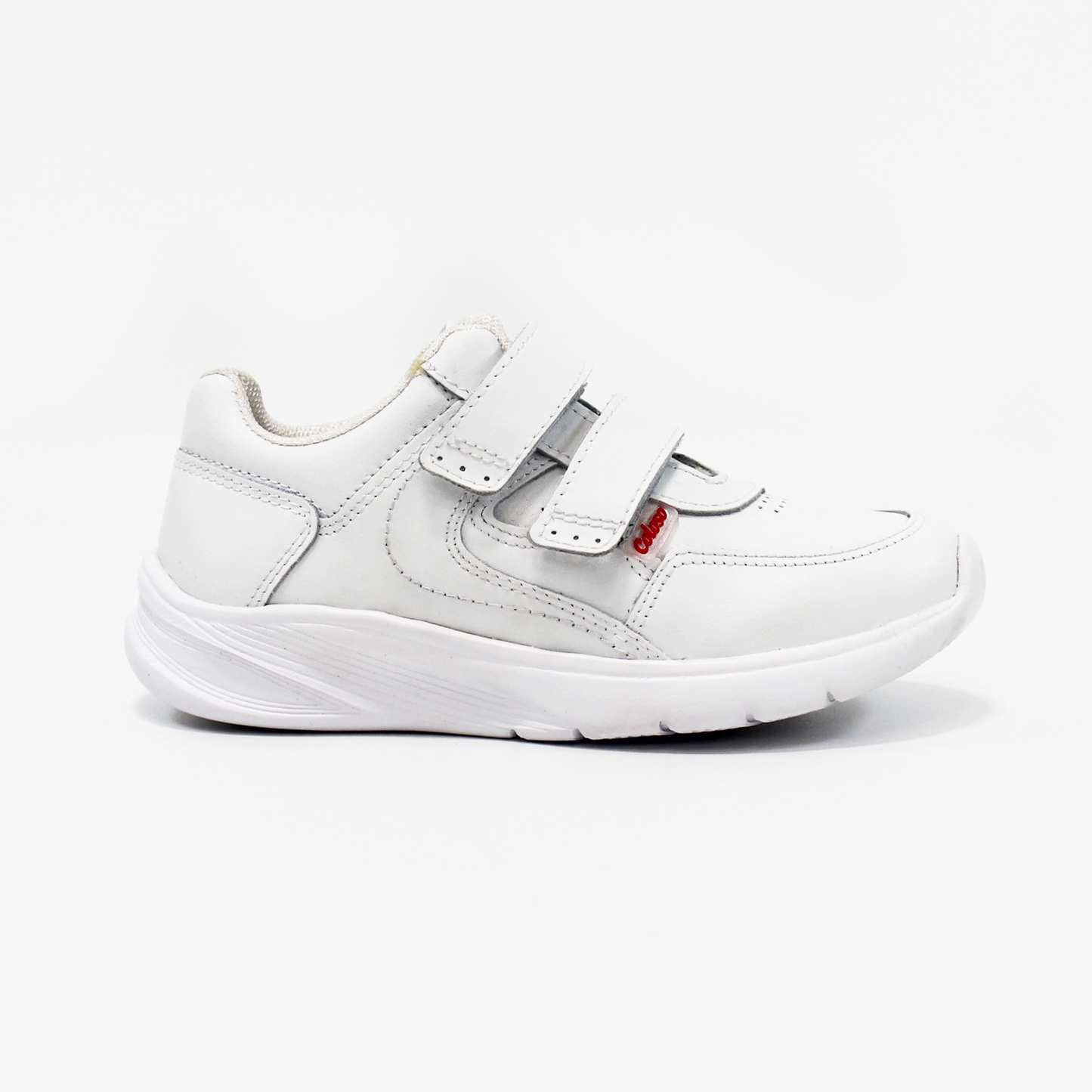 Tenis Escolar Blanco con doble Velcro COLOSO