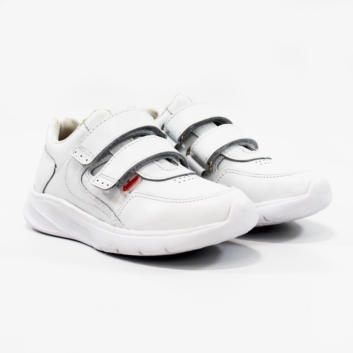 Tenis Escolar Blanco con doble Velcro COLOSO