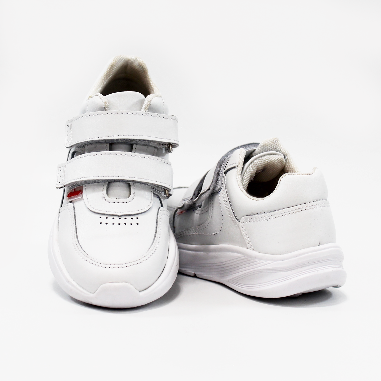 Tenis Escolar Blanco con doble Velcro COLOSO