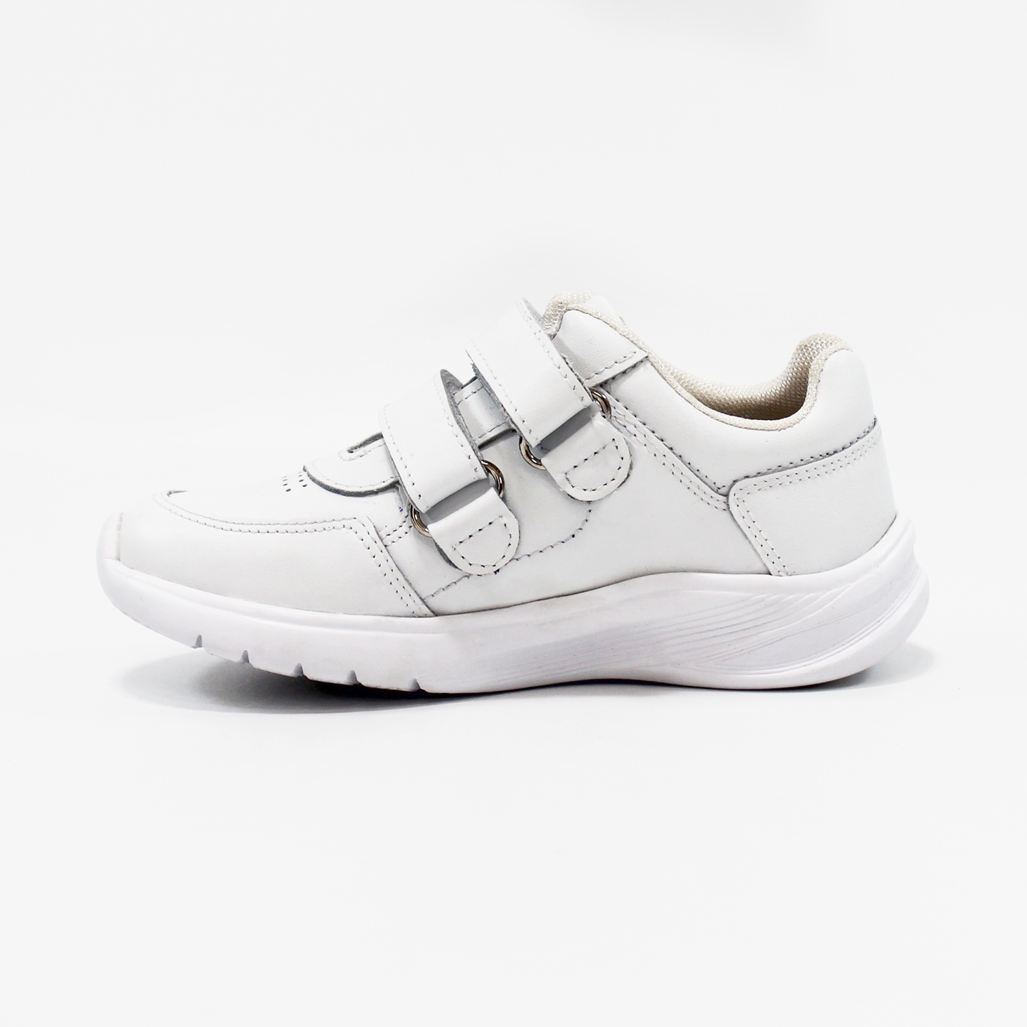 Tenis Escolar Blanco con doble Velcro COLOSO