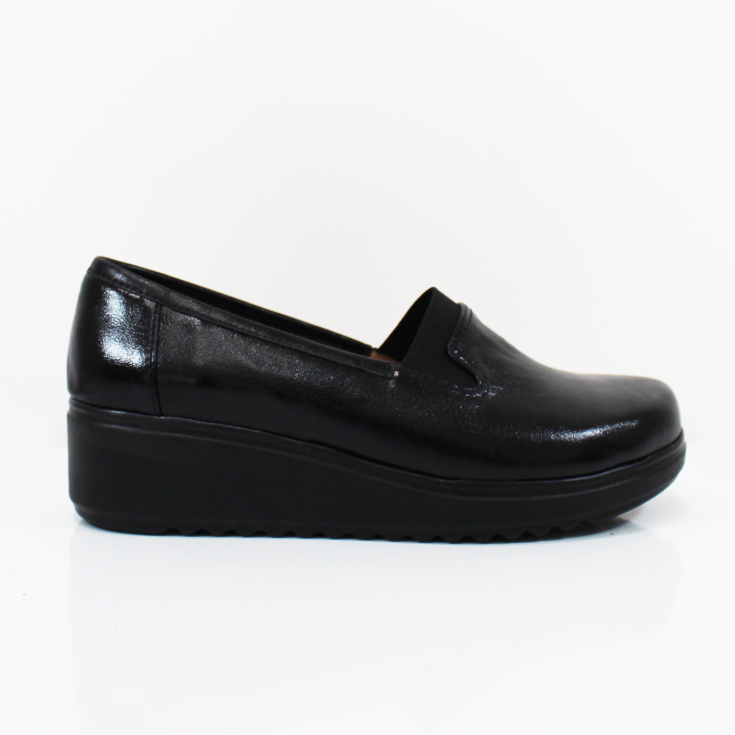 Zapato Confort Casual Negro Piel de Dama CAPRICHO