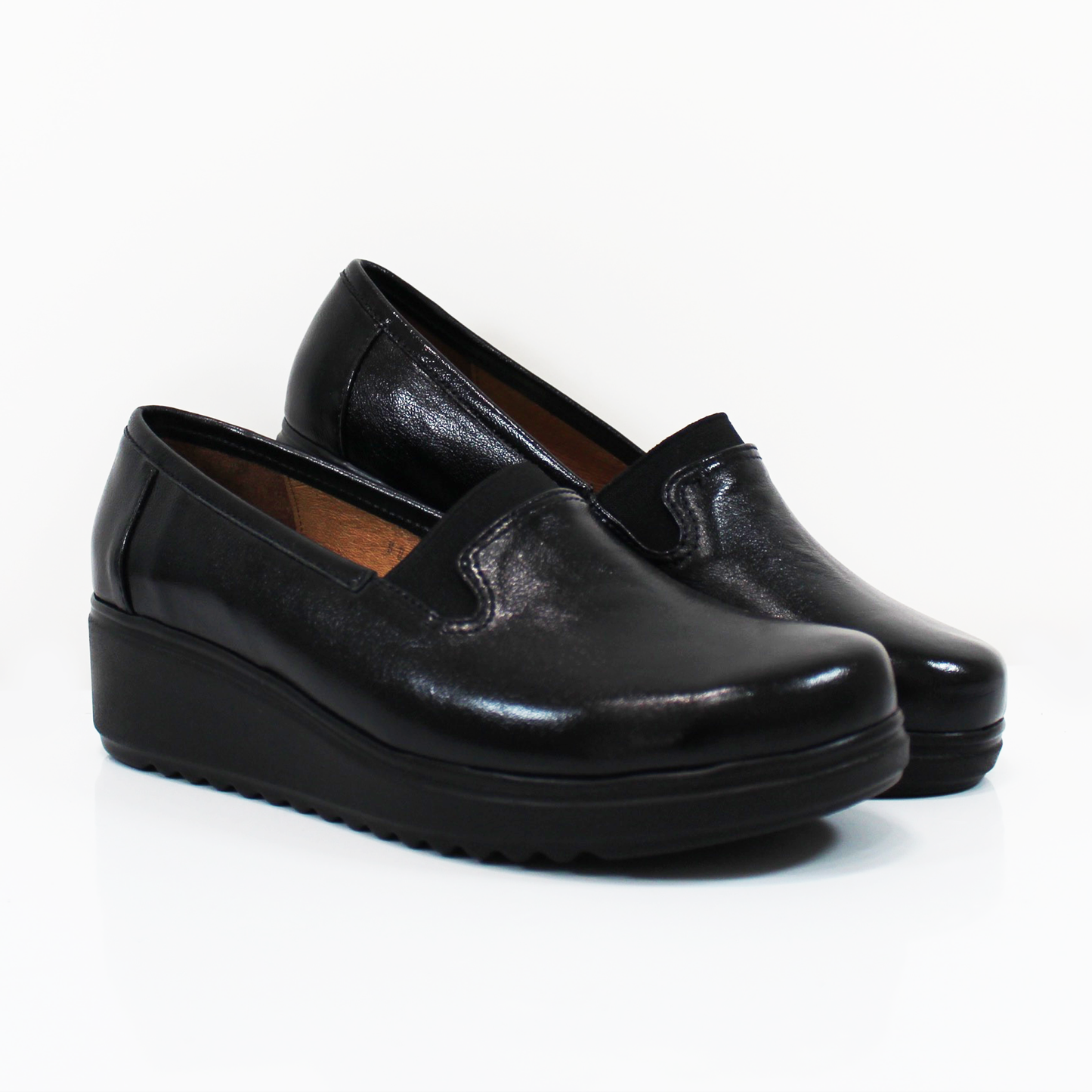 Zapato Confort Casual Negro Piel de Dama CAPRICHO