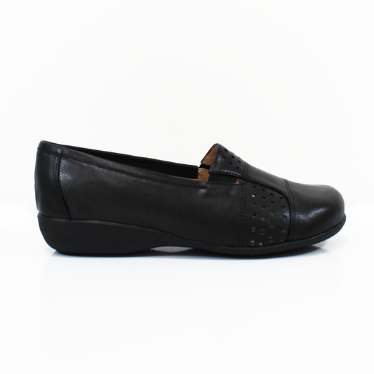 Zapato Confort Casual Negro Piel de Dama CAPRICHO